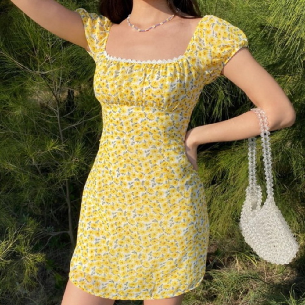 Sunflower Mini Dress